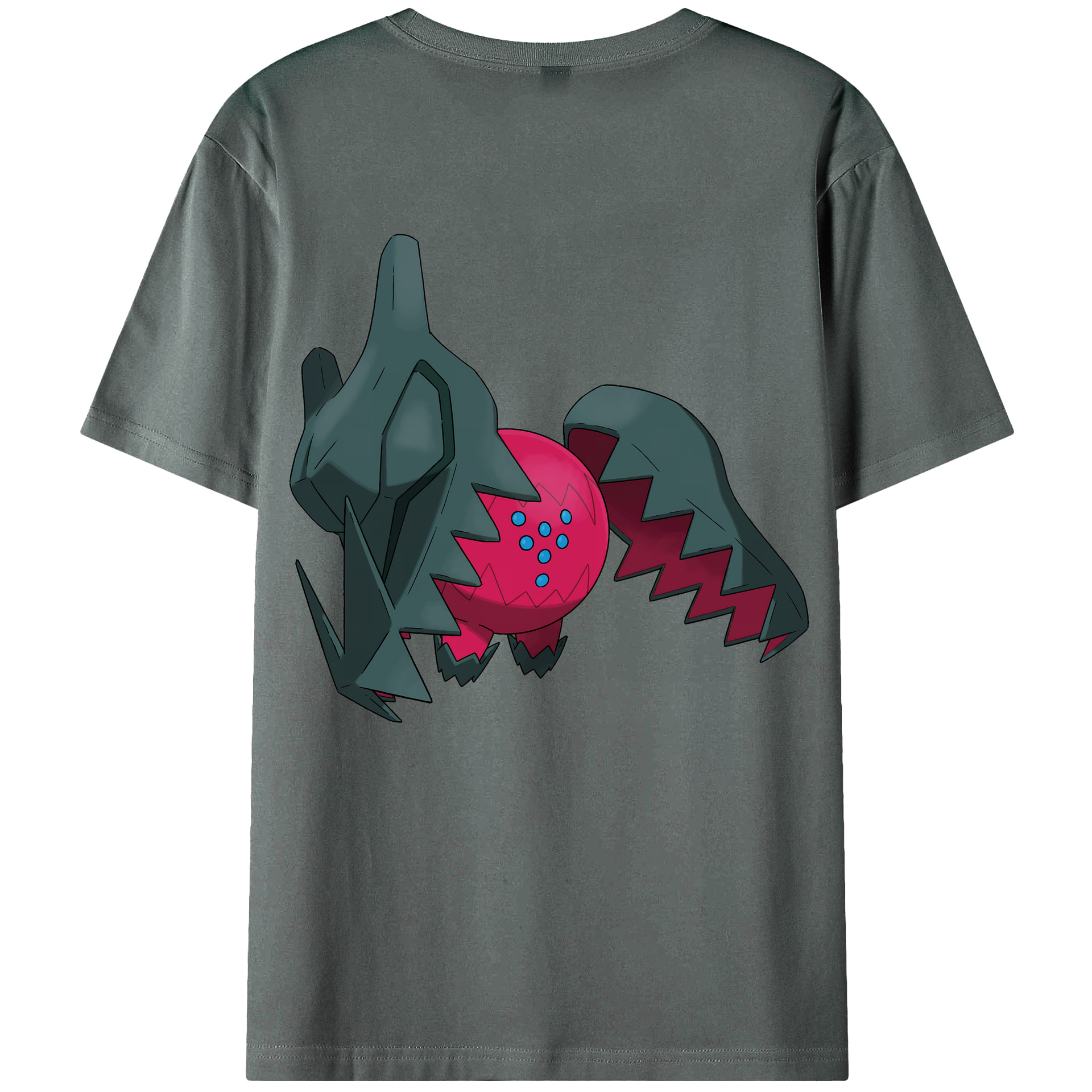 （画像用） ポケットモンスター Pokémon 綿100％ メンズ半袖Tシャツ（バックプリント） 通気性